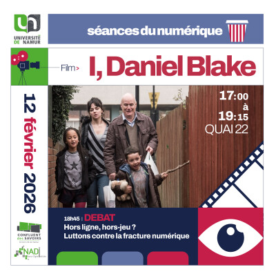 Ciné-débat #3 "I, Daniel Blake": Hors ligne, hors-jeu ? Luttons contre la fracture numérique. cover