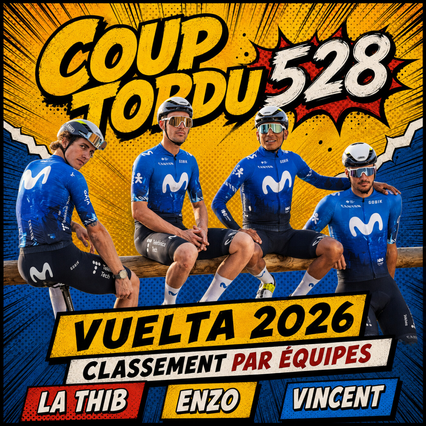 COUP TORDU 528 : VUELTA 2026 CLASSEMENT PAR EQUIPES episode artwork
