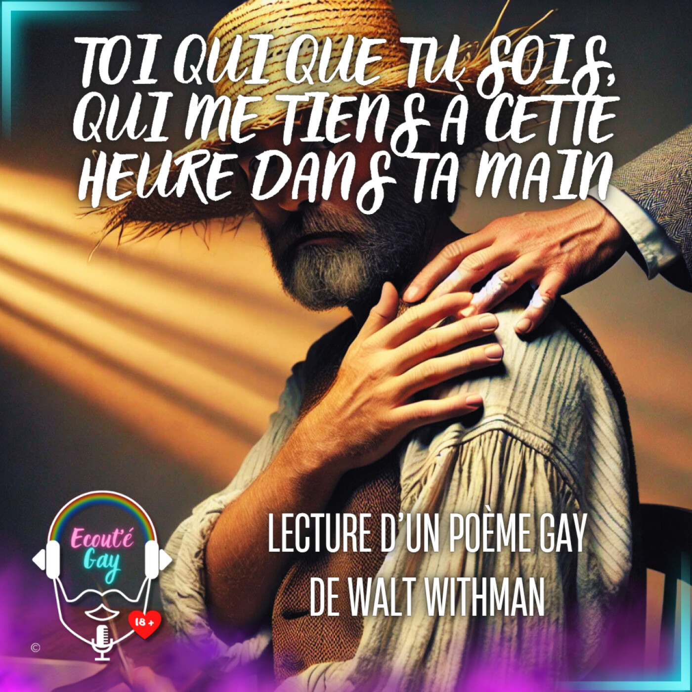[ LECTURE ] Poème gay "Toi, qui que tu sois, qui me tiens à cette heure dans ta main" de Walt WHITMAN - poésie homosexuelle