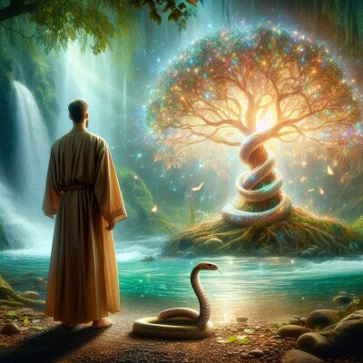 Conduisez l'énergie du serpent au sommet de votre tête - Archange Raphaël Psaume 170 cover