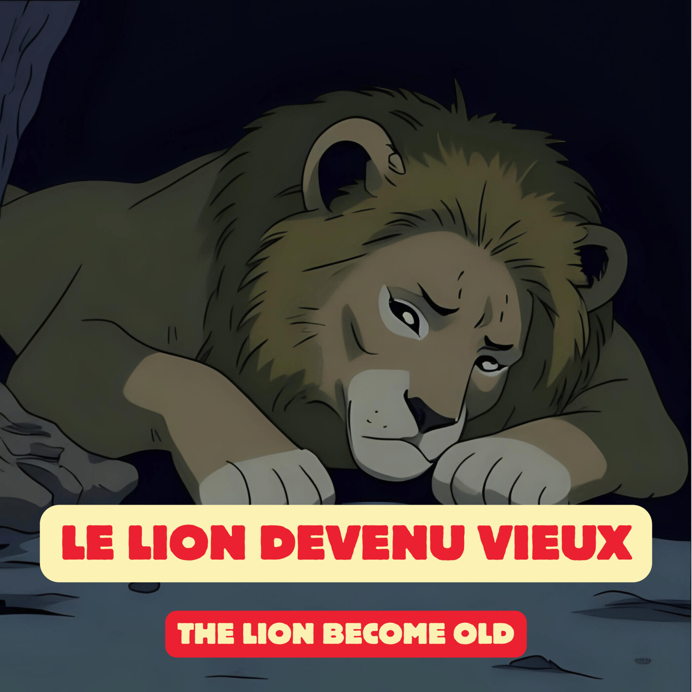 Fable de la Fontaine - Le lion devenu vieux