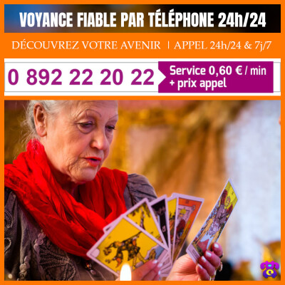 Voyance fiable par téléphone 0892 22 20 22 cover