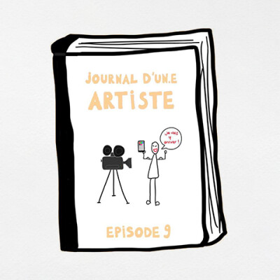 [Journal d'un.e artiste] Créer du contenu - 009 cover