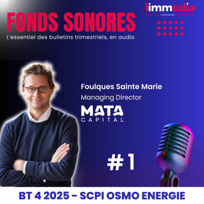 Fonds Sonores Mata Capital IM - SCPI Osmo Energie BT4 2025 cover