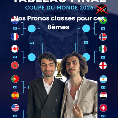 Nos pronos (classes) des 8ème de finales ! cover