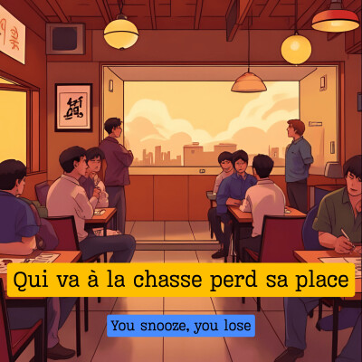 Qui va à la chasse perd sa place cover