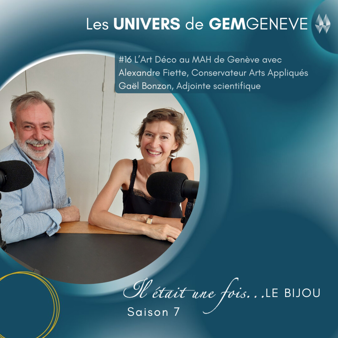 Les Univers de GemGenève #16 L’Art Déco au MAH de Genève avec  Alexandre Fiette et Gaël Bonzon