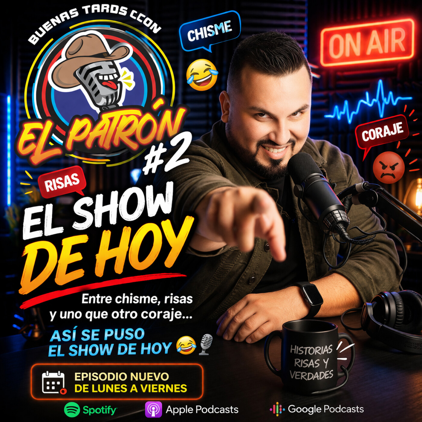 Entre chisme, risas y uno que otro coraje… así se puso el show de hoy 😅🎙️ episode artwork