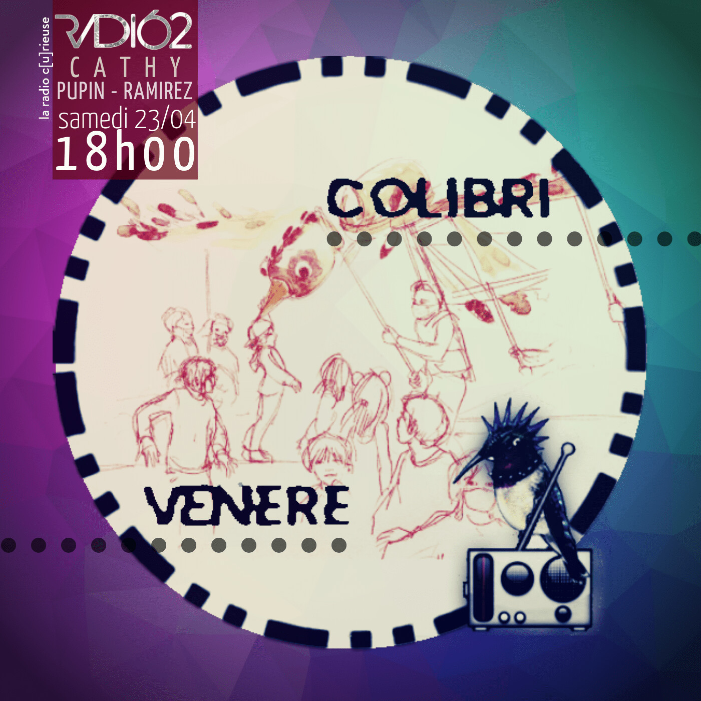 COLIBRI VENERE : Cathy Pupin