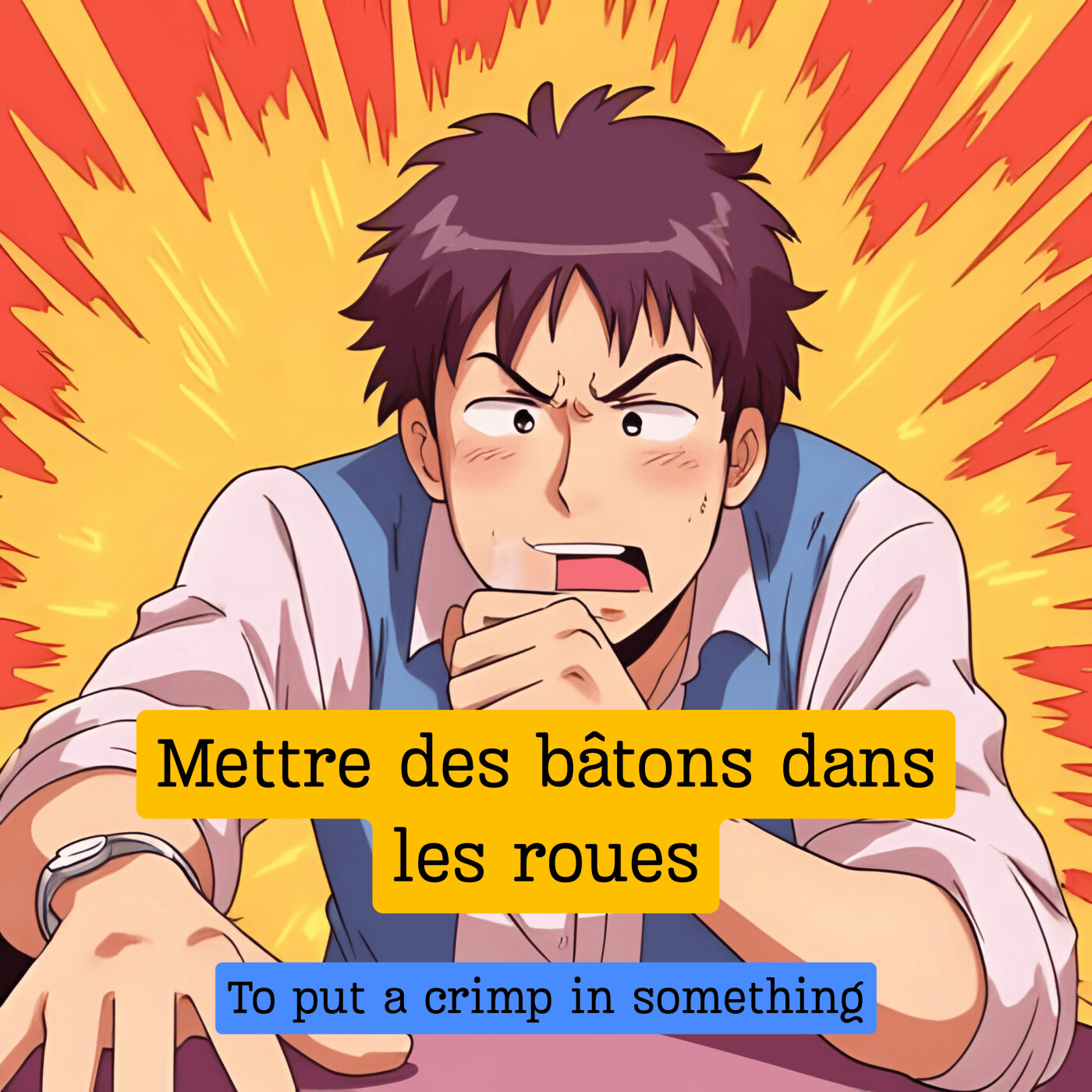 Mettre des bâtons dans les roues