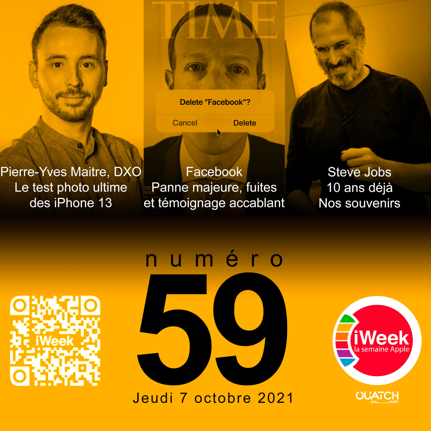 cover of episode Steve Jobs (10 ans déjà) et le test photo-vidéo de la gamme iPhone 13 par DXOMARK