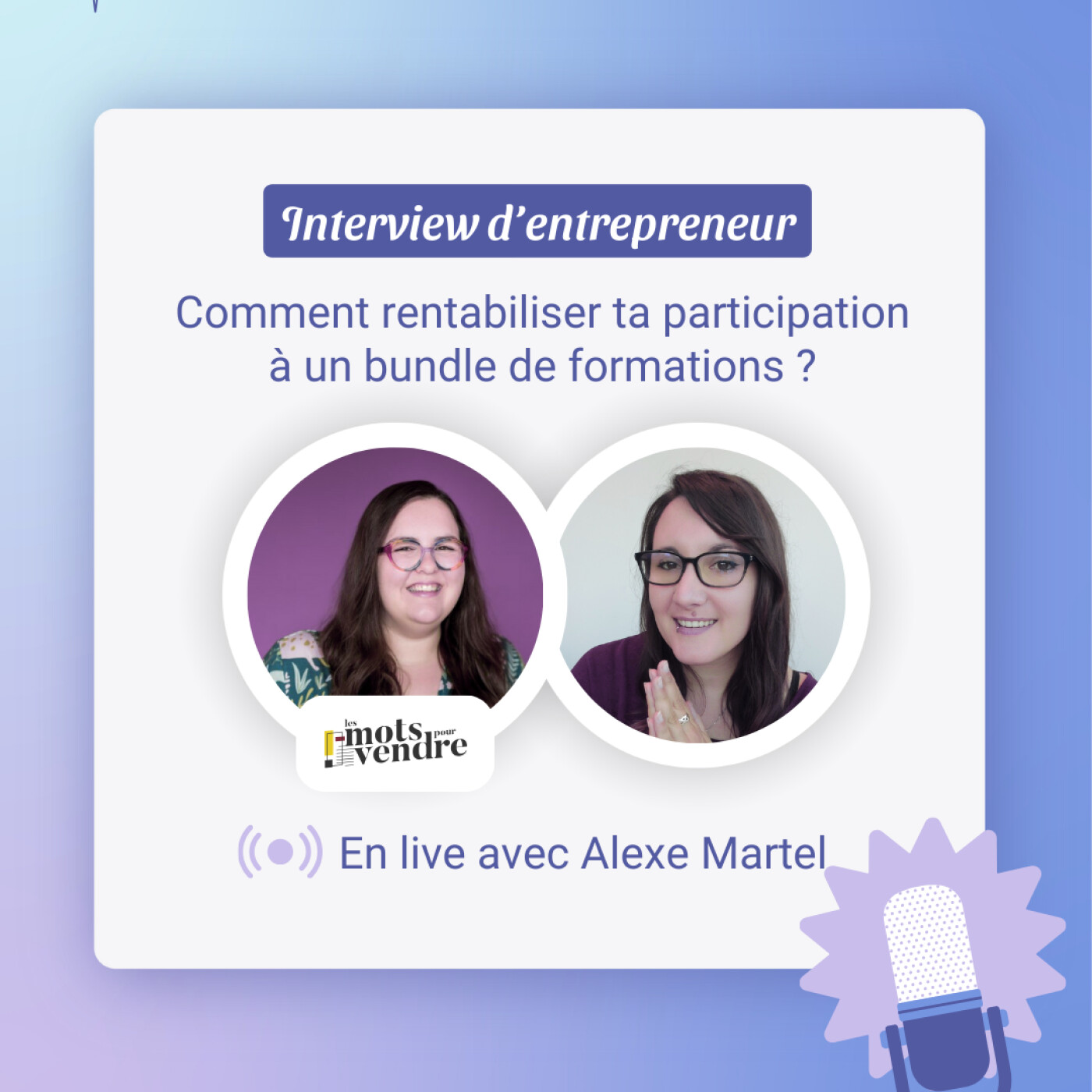 En live avec Alexe Martel - Comment rentabiliser ta participation à un bundle de formations ?