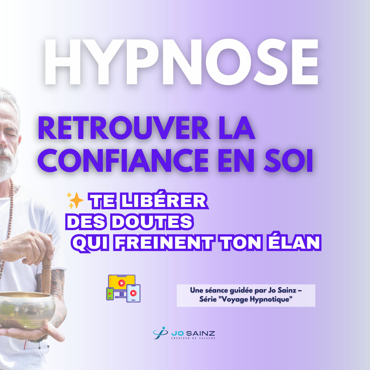 🎙️ Voyage Hypnotique par Jo Sainz – Plongez dans la détente et la transformation intérieure