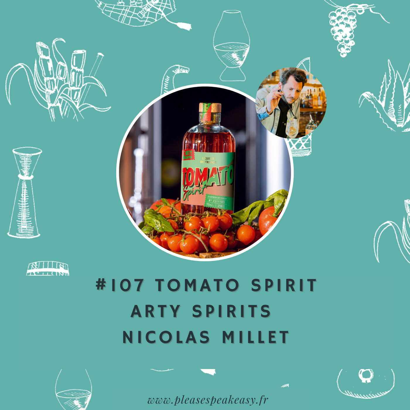 %23107 Portrait chinois d’un spiritueux – Tomato Spirit de Arty Spirits, avec Nicolas Millet