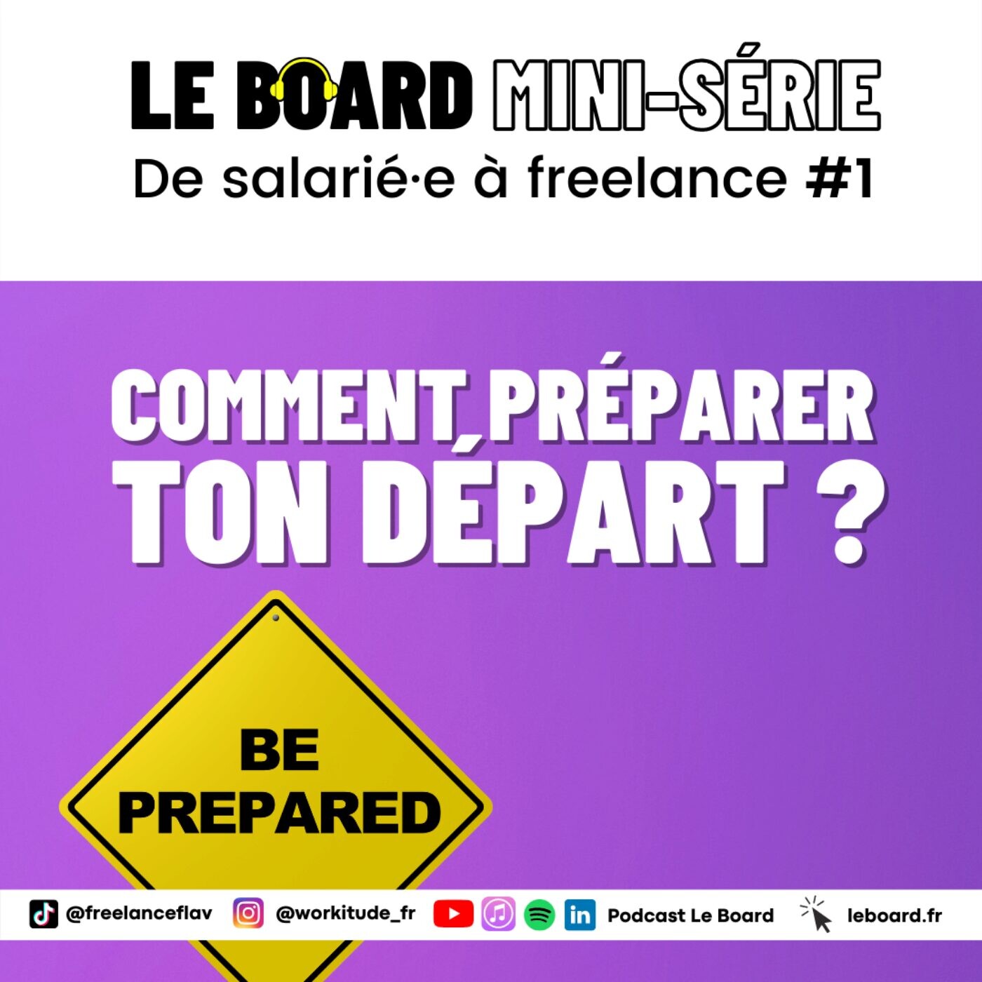 Comment préparer ton départ? 🪂  De salarié·e à freelance - Mini-série - Episode 1