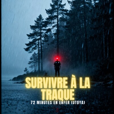 SURVIVRE À LA TRAQUE : 72 Minutes en Enfer (Utøya) | Podcast Horreur cover