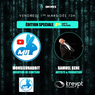 GM MvX #35 - NFT Paris, MonsieuRabbit et Cow Cow cover