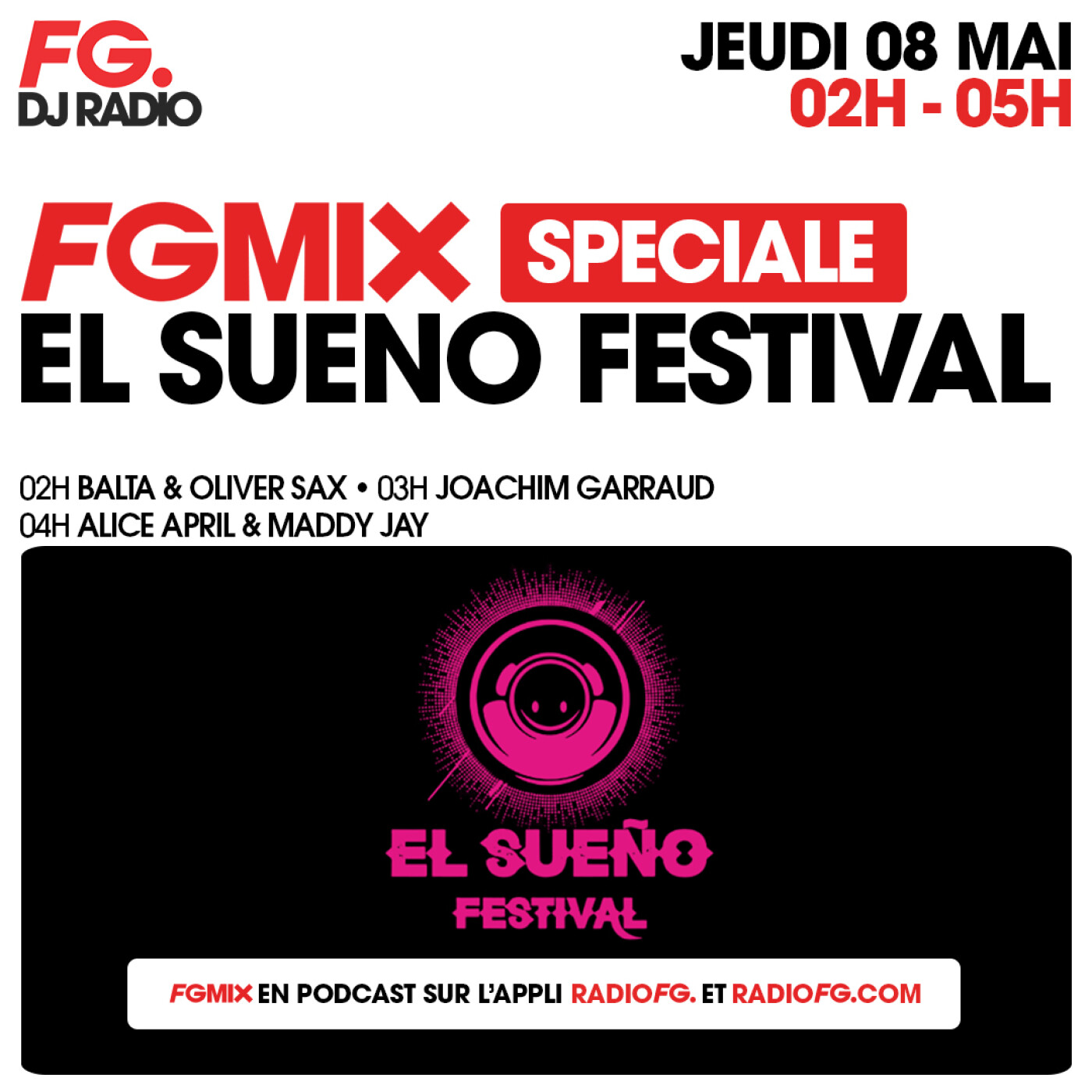 FG MIX SPÉCIAL EL SUENO FESTIVAL : BALTA & OLIVER SAX