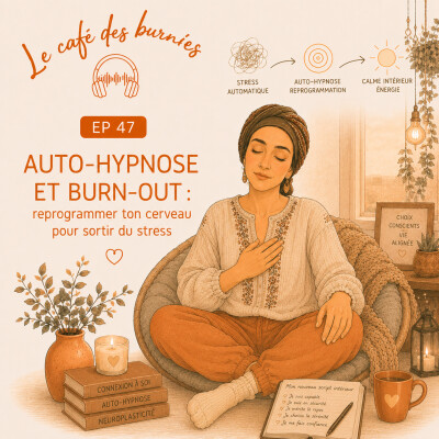 EP 47 AUTO-HYPNOSE ET BURN-OUT : reprogrammer ton cerveau pour sortir du stress cover
