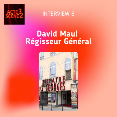 Interview 8 : David Maul, régisseur général de théâtre cover