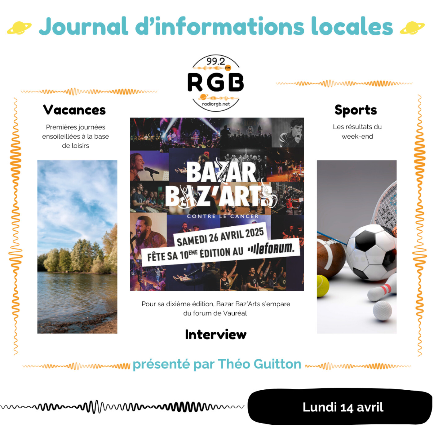 Le journal d\'informations locales - Radio RGB Cergy-Pontoise