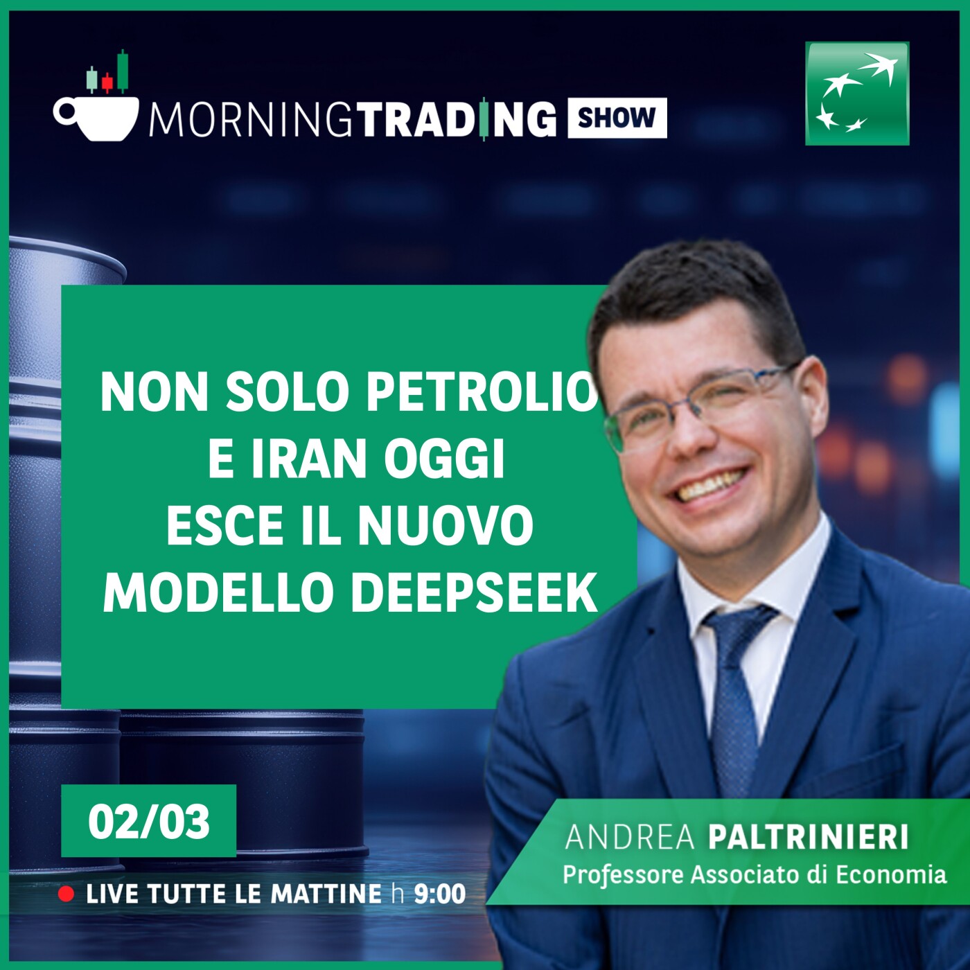 Non solo Petrolio e Iran, oggi esce il nuovo modello DeepSeek episode artwork
