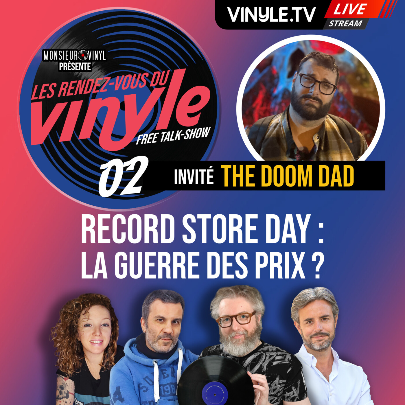 🎵☎️ Les RENDEZ-VOUS du VINYLE #02 | avec ‪THE DOOM DAD | Record Store Day : la guerre des prix ? episode artwork