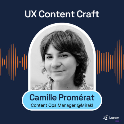 34. Content Ops : livrer le meilleur contenu produit | Camille Promérat, Content Ops Manager @Mirakl cover