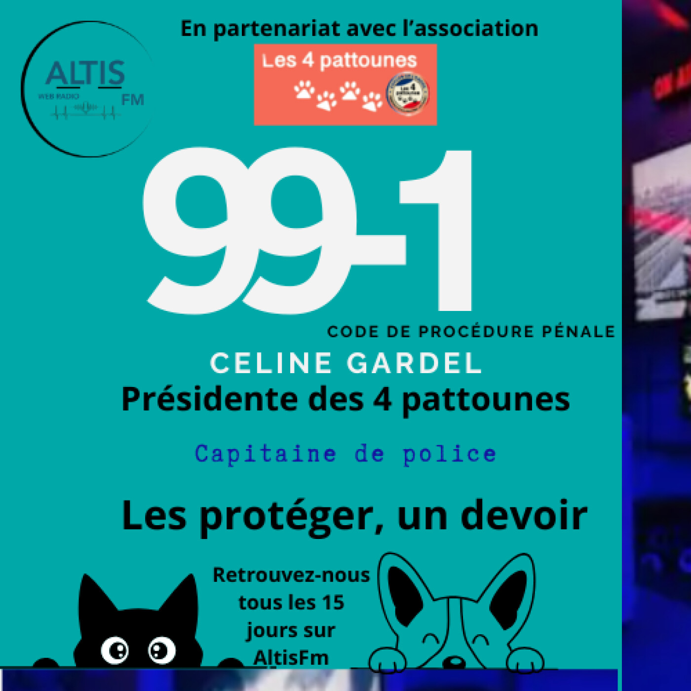 ALTIS FM - 99.1 - EPI 5 - DEFENSE DE LA CAUSE ANIMALE - LES 4 PATTOUNES episode artwork