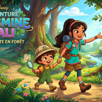 Yasmine et Ali en forêt/ conte Muslim cover