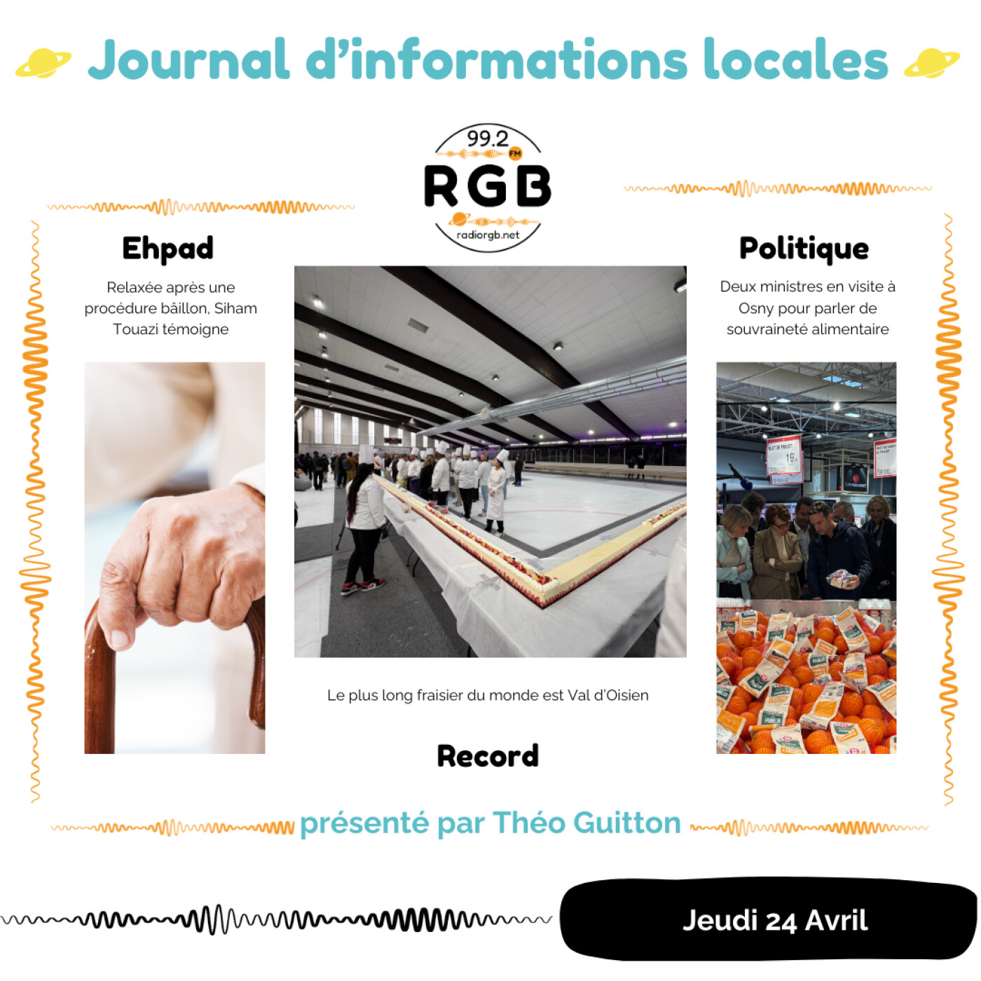 Le journal d\'informations locales - Radio RGB Cergy-Pontoise