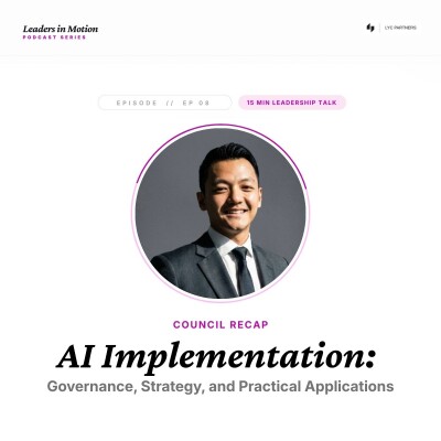 8. From Hype to Practice: How Leaders Actually Implement AI cover