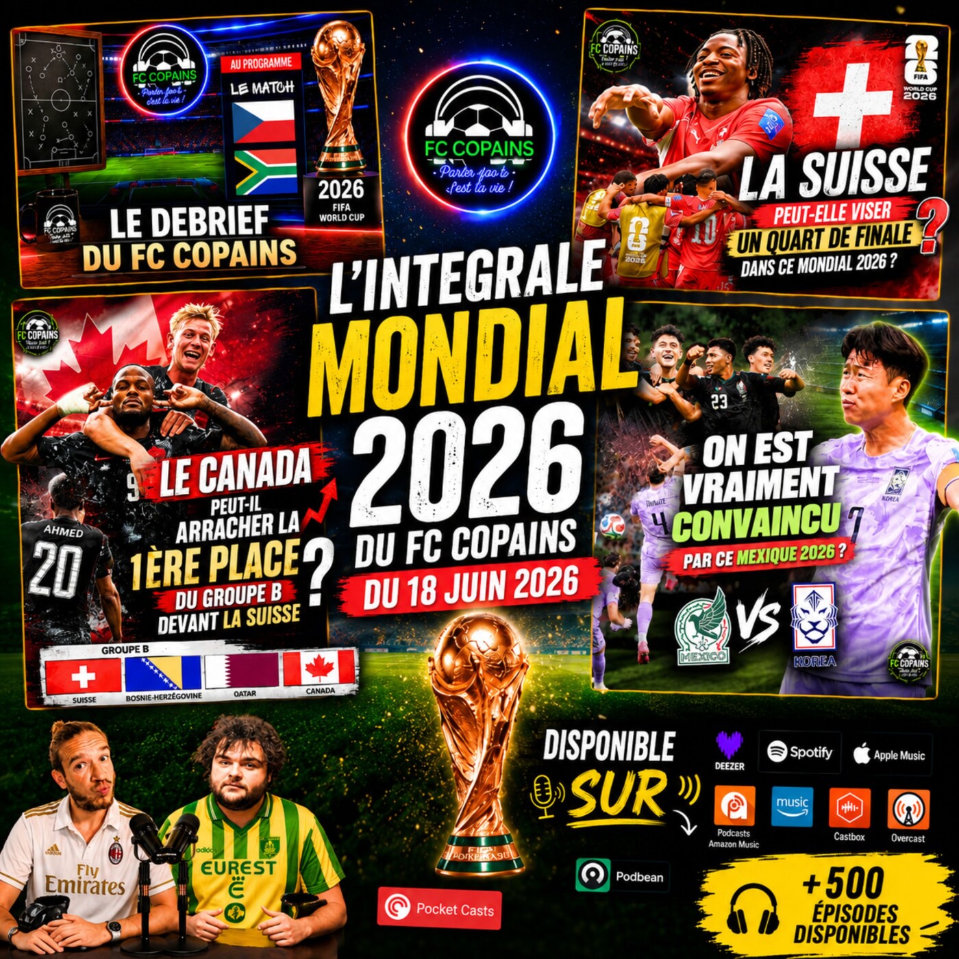 Debat Coupe du Monde 2026 - L'integrale Mondial 2026 du FC Copains - 18 juin