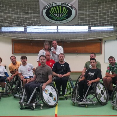 Christelle Perez, la Présidente du club de Rugby Fauteuil Les Aigles de Biganos nous présente les nouveautés pour cette saison cover