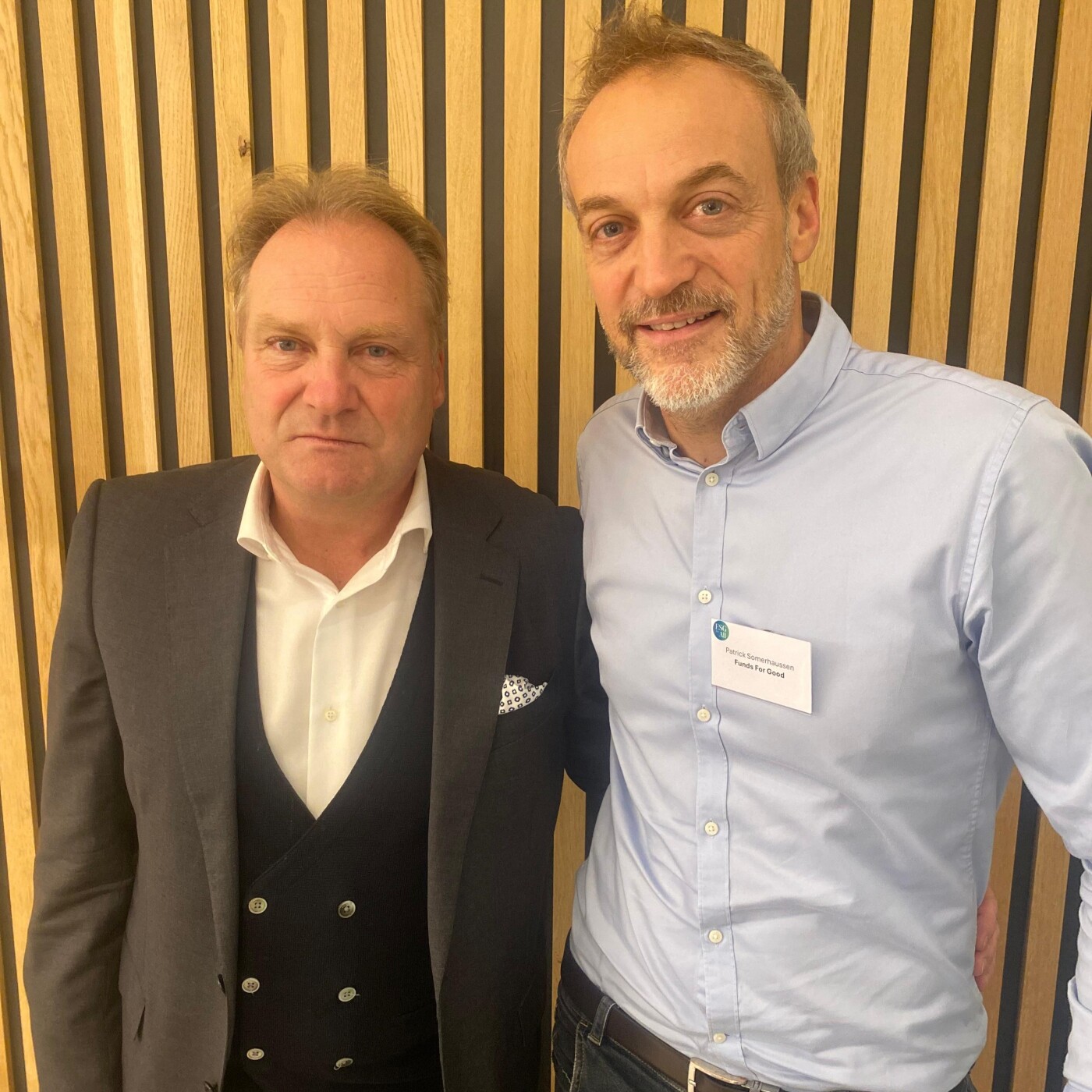 Podcast - Philippe Wallez - Head of ESG - ING et Patrick Somerhausen - Managing Partner Funds for Good episode artwork
