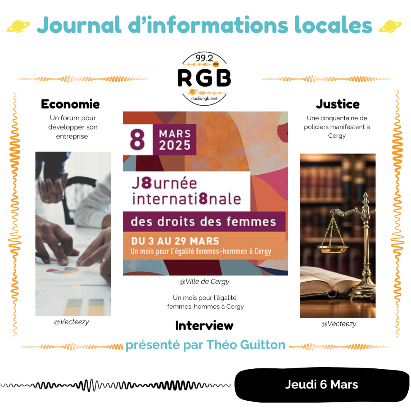 Le journal d\'informations locales - Radio RGB Cergy-Pontoise
