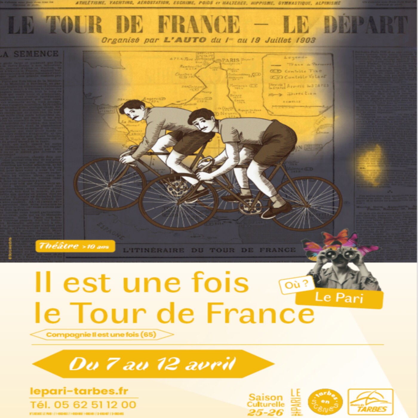 Bernard MONFORTE "Il est une fois le Tour de France" au Pari du 7 au 12 avril 2026