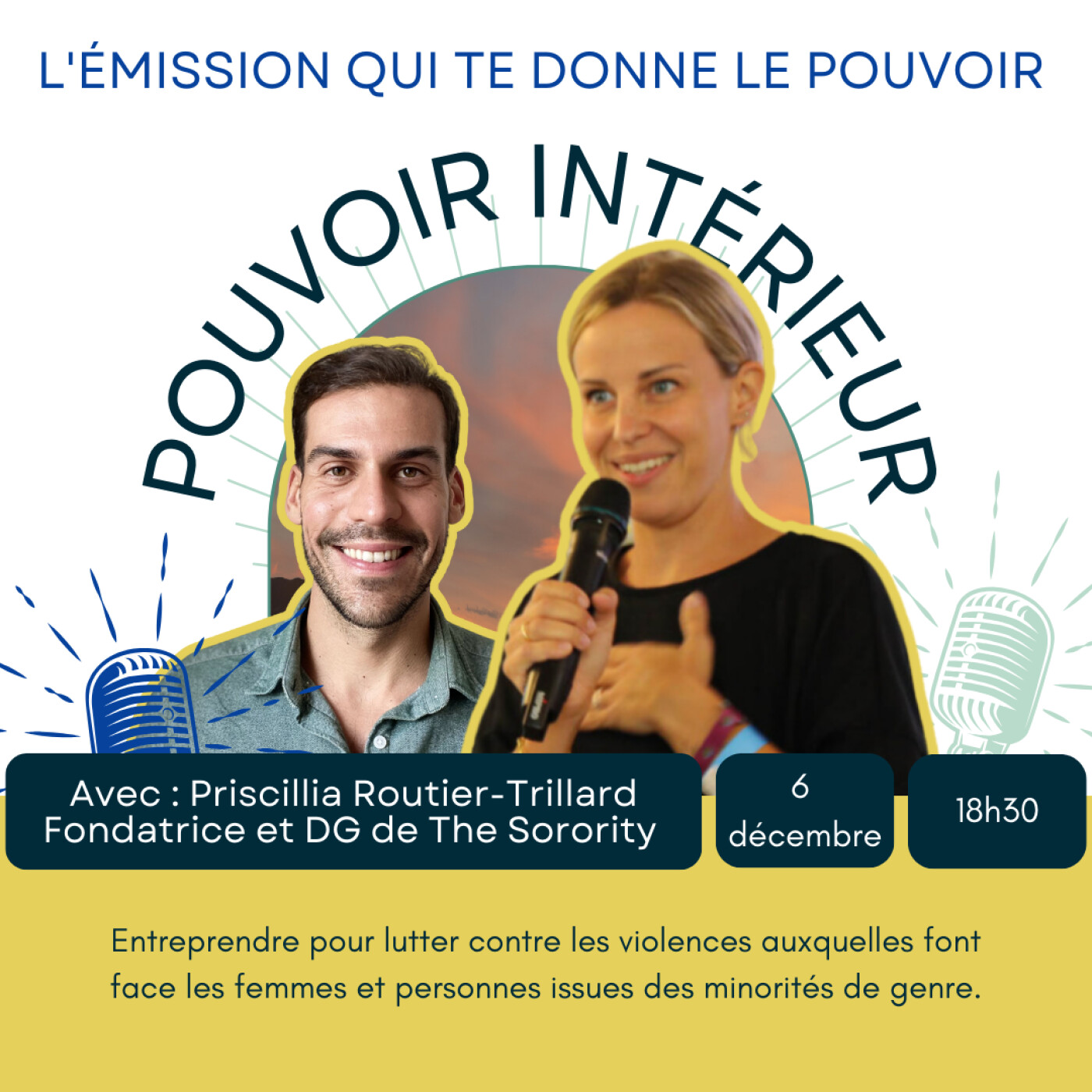 #1 - Entreprendre pour lutter contre les violences faites aux femmes (avec Priscillia Routier-Trillard) episode artwork