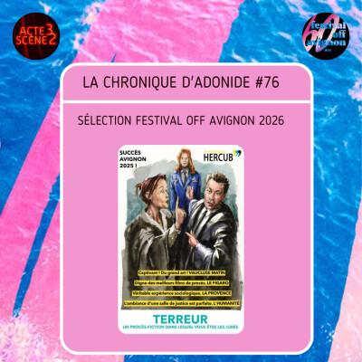Chronique d'Adonide 76 : Terreur cover