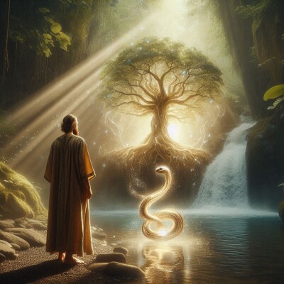 Les 4 étapes de l'éveil du serpent de la sagesse - Archange Raphaël Psaume 169 cover