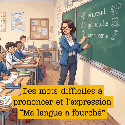 Des mots difficiles à prononcer et l'expression "Ma langue a fourché" cover