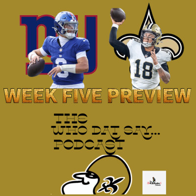 Saints vs Giants Week Five Preview cover