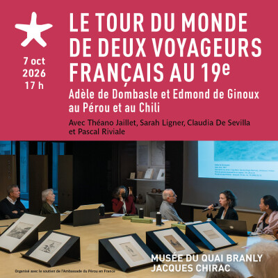 Les conversations du salon de lecture - Le tour du monde de deux voyageurs français : Adèle de Dombasle & Edmond de Ginoux au Pérou & Chili cover