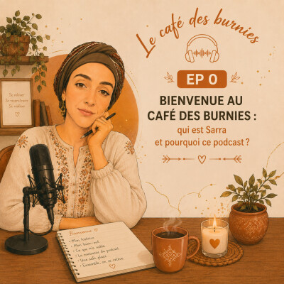 EP 0 BIENVENUE AU CAFÉ DES BURNIES : qui est Sarra et pourquoi ce podcast ? cover