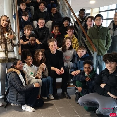 L'INFO DU JOUR - Aymeric Devoldère, Cesar 2025 du meilleur son, de retour au collège Marie Curie cover