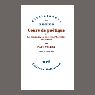 William Marx présente Paul Valéry : "Cours de poétique" cover