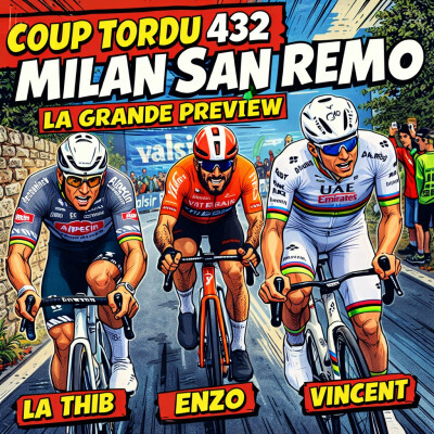 COUP TORDU EPISODE 432 : MILAN SAN REMO 2026 ! LA GRANDE PREVIEW cover