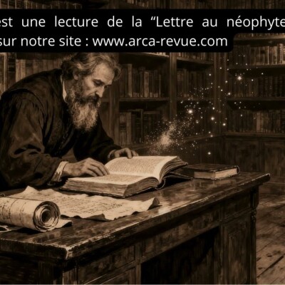 La lettre au néophyte - Introduction - l'hermétisme et la Tradition (partie 1) - www.arca-revue.com cover