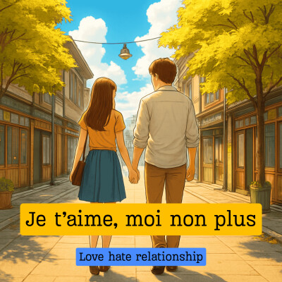 Expression française : "Je t'aime moi non plus" cover