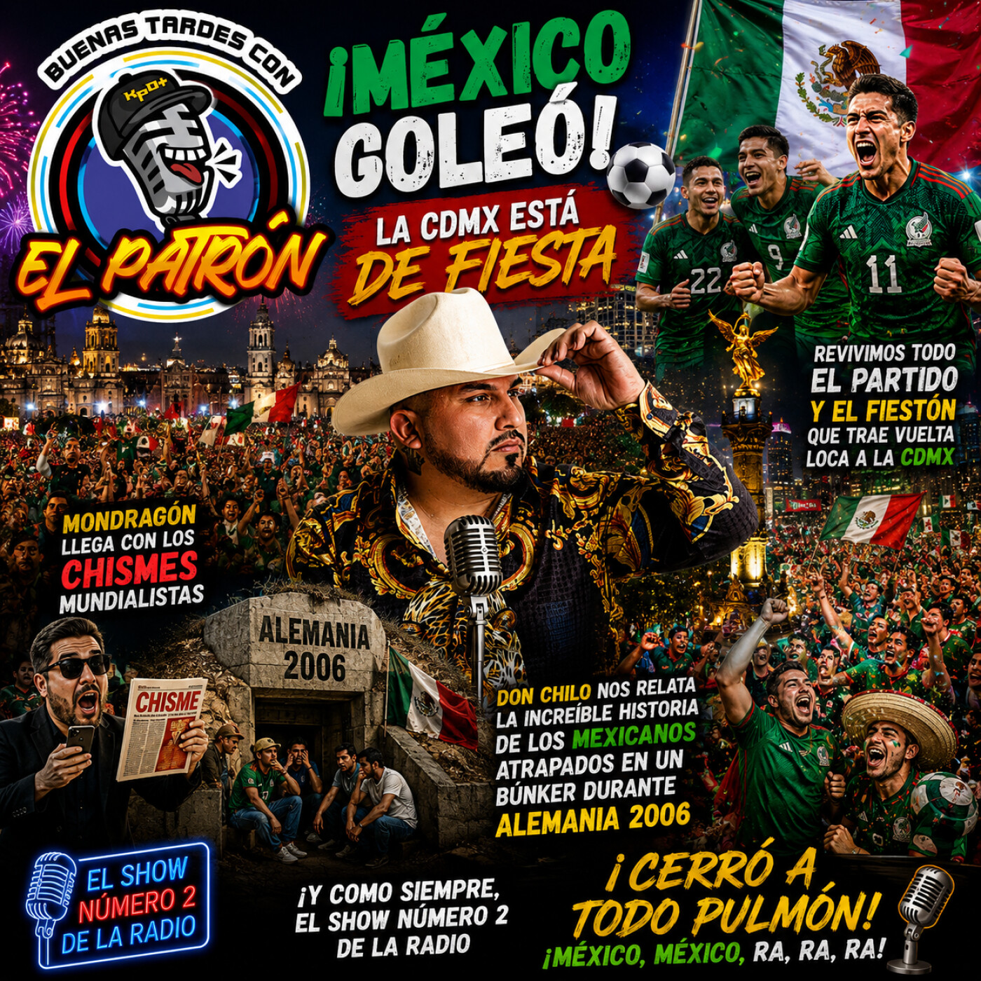 🇲🇽⚽ ¡México goleó, la CDMX está de fiesta y el increíble búnker de Alemania 2006! 🥳🔥 episode artwork